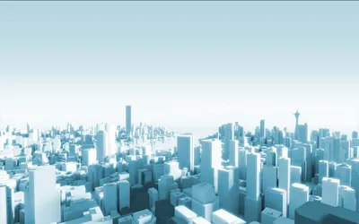 Minimalist Artistic Cgi World Wallpaper 4K 2560x1600 A, Minimalist, Artistic, Cgi, Depiction, Of, City, Skyline, White, Hues, Creating, Sleek, Ultrawide, QHD