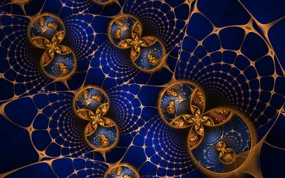Radiant Abstract Wallpaper Abstract Wallpaper 4K 1920x1200 Abstract, Fractal, Hd, Pc, Desktop, Wallpaper/background, With, Deep, Blue, Bronze, Interlocking, Spiral, Brown, Ultrawide, Full HD