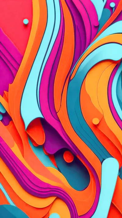 Abstract Hesolution Digital Technology Wallpaper 4K 2160x3840 Orange, White