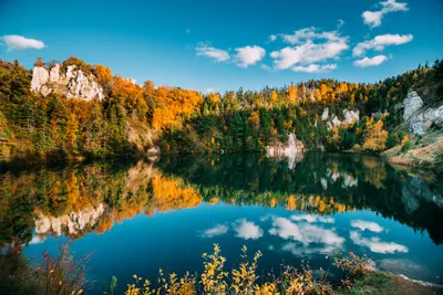 Lake Nature Reflection Wallpaper 4K, Nature category
