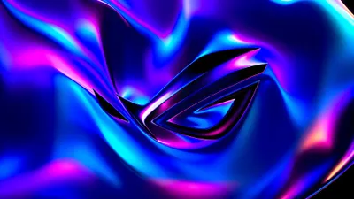 Dark Vibrant Wallpaper Technology Wallpaper 4K 3840x2160 A, Vibrant, Hd, Desktop, Wallpaper:, Featuring, Flowing, Waves, Purple, Blue, Incorporating, Asus, Brown, Red, Ultrawide, 4k