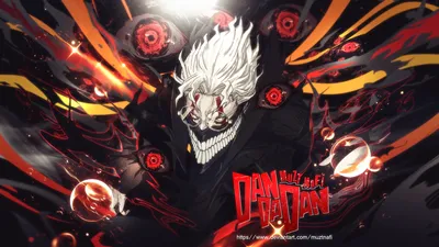 Radiant Anime Wallpaper Abstract Wallpaper 4K 1920x1080 Hd, Anime, Desktop, Wallpaper, Featuring, A, Striking, Dandadan, Character, White, Hair, Intense, Ultrawide, Full HD