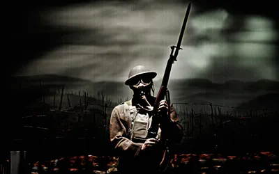 Dark Atmospheric Soldier Wearing Gas Nature Wallpaper 4K 1920x1200 Hd, Desktop, Wallpaper, Of, A, Dark, Atmospheric, Soldier, Wearing, Gas, Mask, Holding, Gray, Ultrawide, Full HD