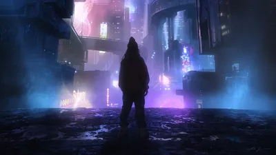 Radiant Lone Wallpaper World Wallpaper 4K 1920x1080 Hd, Pc, Desktop, Wallpaper, Background, A, Lone, Person, Hood, Stands, Wet, Street, White, Brown, Ultrawide, Full HD