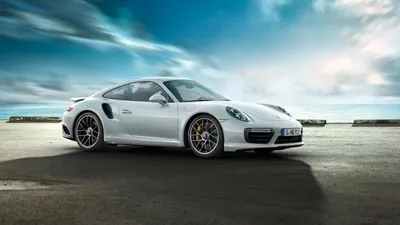 White Turbo Paved Surface Cloudy Nature Wallpaper 4K 3200x1800 A, White, Porsche, 911, Turbo, Parked, On, Paved, Surface, Under, Cloudy, Sky, Ultrawide, QHD