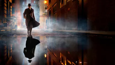 Moody Spider Wallpaper Black/Dark Wallpaper 4K 3840x2160 Spider-man, Noir, (2026), In, A, Trench, Coat, Fedora, Walks, Rain, Slick, Gray, Ultrawide, 4K