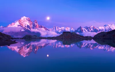 Serene Winter Snow Nature Wallpaper 4K 1920x1200 Hd, Desktop, Wallpaper:, Featuring, A, Serene, Winter, Scene, Snow-covered, Mountains, Reflected, Calm, Green, Pink, Gray, Ultrawide, Full HD
