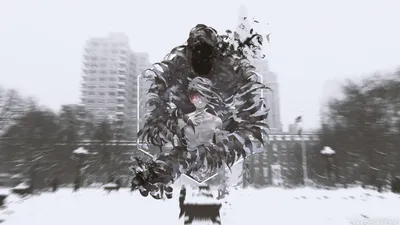 Anime Ajin Demi Human Abstract Wallpaper 4K 3840x2160 Anime, Ajin:, Demi-human, Hd, Desktop, Wallpaper, Background, White, Ultrawide, 4K