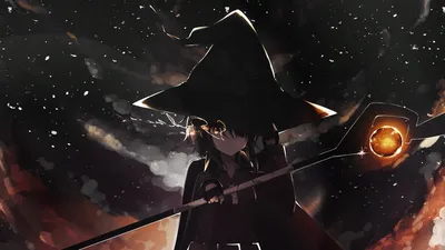Megumin Konosuba God Blessing Space Wallpaper 4K 1920x1080 Hd, Desktop, Wallpaper:, Featuring, Megumin, From, Konosuba:, God's, God, 039, Blessing, Gray, Ultrawide, Full HD