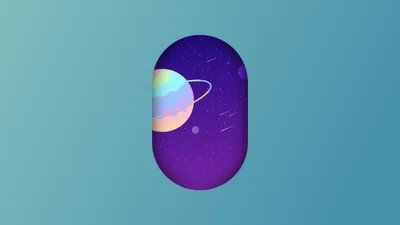 Vibrant Artistic Wallpaper Space Wallpaper 4K 4000x2250 Artistic, Hd, Desktop, Wallpaper:, Featuring, A, Colorful, Planet, Rings, Purple, Space, Surrounded, Gray, Ultrawide, 4k