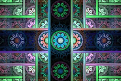 Vibrant Fractal Flower Abstract Wallpaper 4K 1920x1280 Vibrant, Fractal, Flower, Design, With, Intricate, Colorful, Patterns, Forming, Symmetrical, Abstract, Composition, Brown, Landscape, Full HD