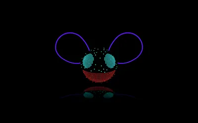 Vibrant Deadmau5 Iconic Mouse Abstract Wallpaper 4K 1920x1200 A, Vibrant, Hd, Wallpaper, Featuring, Deadmau5's, Iconic, Mouse, Deadmau5, 039, Head, Silhouette, Black, Brown, Ultrawide, Full HD