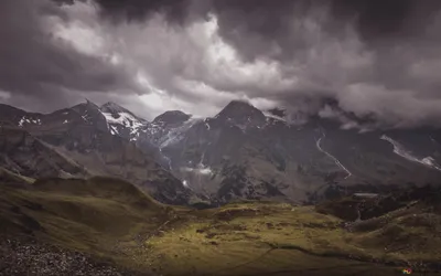Landscape Photography Mountain Nature Wallpaper 4K 3840x2400 Gray