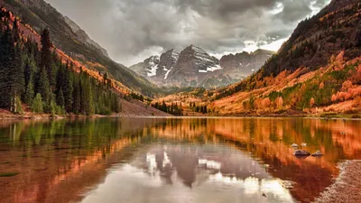 Fall Mountain Nature Wallpaper 4K, Nature category