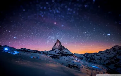 Mountains Night Mountain Black/Dark Wallpaper 4K 1920x1200 Brown