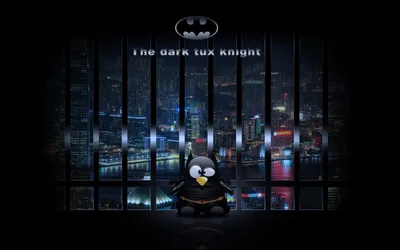 Epic Whimsical Wallpaper Technology Wallpaper 4K 1680x1050 A, Whimsical, Hd, Wallpaper, Featuring, Penguin, Superhero, Dark, Tux, Knight, Against, Vibrant, Brown, Gray, Green, Ultrawide