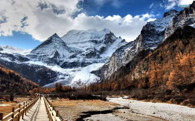 Snow Mountain Cave Wallpaper 4K, Nature category