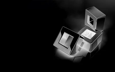Abstract Black Geometric Shapes Black/Dark Wallpaper 4K 1920x1200 Abstract, Black, Geometric, Shapes, With, Reflective, Surfaces, Set, Against, Dark, Designed, Desktop, Gray, Ultrawide, Full HD