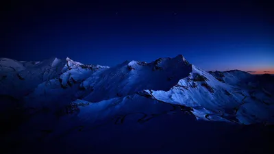 Night Mountain Black-dark Black/Dark Wallpaper 4K 1920x1080 Brown