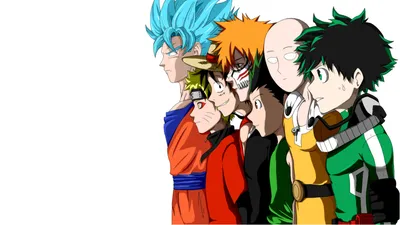 Anime Crossover Characters Wallpaper 4K, Abstract category