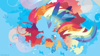 Minimalist Rainbow Dash Show Wallpaper 4K, Minimal category