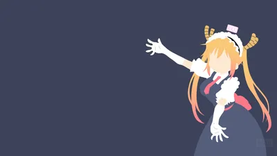 Minimalist Vector Tohru Anime Minimal Wallpaper 4K 3840x2160 Minimalist, Vector, Hd, Desktop, Wallpaper, Featuring, Tohru, From, Anime, Miss, Kobayashi, 039, Brown, White, Ultrawide, 4K