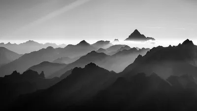 Grey Mountain Cave Nature Wallpaper 4K 1920x1080 Gray, White