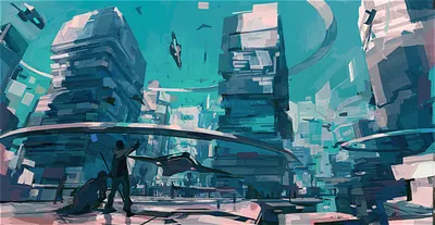 Vivid Anime Wallpaper World Wallpaper 4K 3480x1806 Hd, Anime-style, Desktop, Wallpaper, Showcasing, An, Original, Futuristic, Cityscape, Towering, Buildings, Sleek, Pink, Orange, Ultrawide, QHD