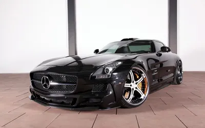Misty Sleek Wallpaper Black/Dark Wallpaper 4K 1920x1200 A, Sleek, Black, Mercedes-benz, Sls, Amg, Displayed, In, Modern, Setting, Showcasing, Dynamic, White, Gray, Ultrawide, Full HD