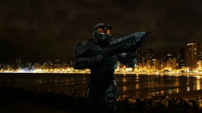 Sleek Master Wallpaper World Wallpaper 4K 1920x1080 Hd, Pc, Desktop, Wallpaper, Featuring, Master, Chief, From, Halo, Video, Game, Standing, Orange, Brown, Ultrawide, Full HD