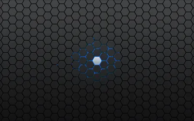 Sleek Abstract Wallpaper Abstract Wallpaper 4K 1920x1200 Abstract, Hd, Wallpaper, Featuring, A, Hexagonal, Pattern, With, Blue-tinted, Center, Dark, Creating, Brown, Gray, Blue, Ultrawide, Full HD