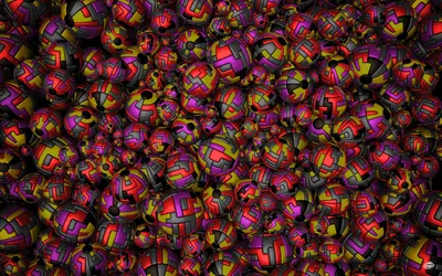 Vibrant Abstract Pattern Abstract Wallpaper 4K 1920x1200 Hd, Pc, Desktop, Wallpaper, Featuring, A, Vibrant, 3d, Abstract, Pattern, Interconnected, Colorful, Brown, Purple, Ultrawide, Full HD