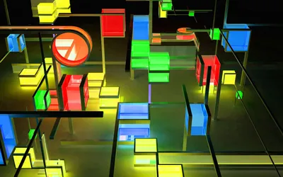 Cgi Abstract Shapes Vibrant Colors Abstract Wallpaper 4K 1920x1200 Hd, 3d, Cgi, Abstract, Shapes, In, Vibrant, Colors, Create, Dynamic, Futuristic, Desktop, Red, Ultrawide, Full HD