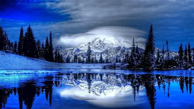 Crisp Snow Wallpaper Wallpaper 4K, Nature category