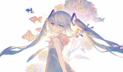 Anime Hatsune Miku Abstract Wallpaper 4K 1920x1131 Hd, Anime, Desktop, Wallpaper, Featuring, Hatsune, Miku, From, Vocaloid, Flowing, Twin, Tails, White, Ultrawide, Full HD