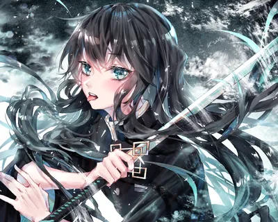 Muichiro Tokito Anime Abstract Wallpaper 4K 2477x1982 Hd, Wallpaper, Featuring, Muichiro, Tokito, From, The, Anime, Demon, Slayer:, Kimetsu, Yaiba, Brown, White, Square, Full HD
