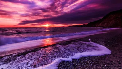 Ocean Com Nature Nature Wallpaper 4K 900x506 Brown, Pink