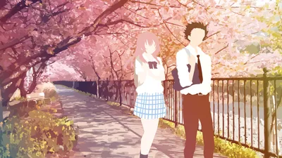 Sleek Anime Wallpaper Abstract Wallpaper 4K 1920x1080 Hd, Anime, Wallpaper, Featuring, Shouya, Ishida, And, Shouko, Nishimiya, Silent, Voice, Walking, White, Brown, Ultrawide, Full HD