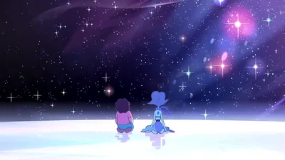 Calm Steven Wallpaper Space Wallpaper 4K 1920x1080 Steven, And, Lapis, Lazuli, From, Universe, Sit, Together, Under, Starry, Night, Sky, White, Ultrawide, Full HD