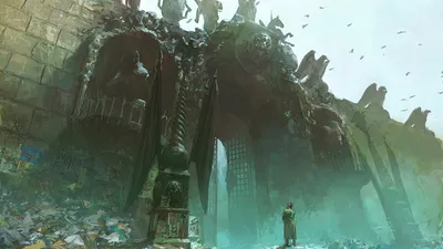 Vibrant Majestic Wallpaper Fantasy Wallpaper 4K 1920x1080 A, Majestic, Crumbling, Castle, Towers, Over, Lone, Figure, Amidst, Misty, Landscape, Evoking, White, Ultrawide, Full HD