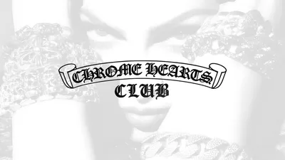 White Gothic Chrome Hearts Abstract Wallpaper 4K 3840x2160 White, Gothic, Chrome, Hearts, 'club', Logo, Over, A, 039, Club, Blurred, Monochrome, Ultrawide, 4K
