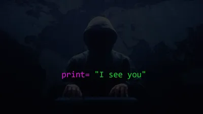 Epic Depicting Wallpaper Technology Wallpaper 4K 1920x1080 Hd, Desktop, Wallpaper, Depicting, A, Dark, Mysterious, Hacker, Silhouette, Python, Code, Text, Black, Ultrawide, Full HD