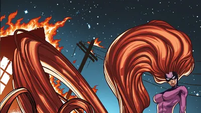 Comic Dynamic Medusa Character Black/Dark Wallpaper 4K 2748x1545 Comic-style, Hair, Ultrawide, QHD