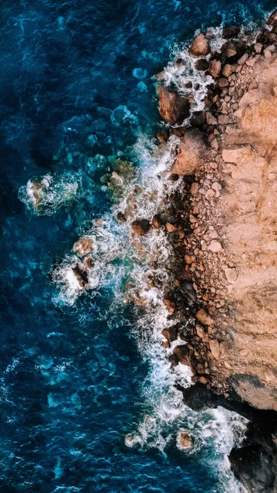 Moody Drone Wallpaper Nature Wallpaper 4K 2250x4000 Gray