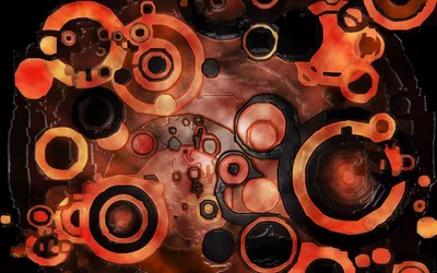 Abstract Design Interconnected Circles Abstract Wallpaper 4K 2560x1600 Hd, Pc, Desktop, Wallpaper, Featuring, An, Abstract, Design, Interconnected, Circles, Warm, Fiery, Brown, Red, Ultrawide, QHD
