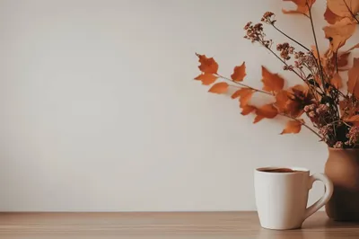Fall Still Life Coffee Nature Wallpaper 4K 2208x1471 Full HD, Ultrawide
