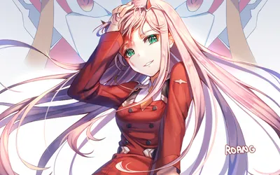 Crisp Zero Wallpaper Abstract Wallpaper 4K 1920x1200 Hd, Desktop, Wallpaper, Featuring, Zero, Two, From, Darling, Franxx, Striking, Pose, Flowing, White, Ultrawide, Full HD