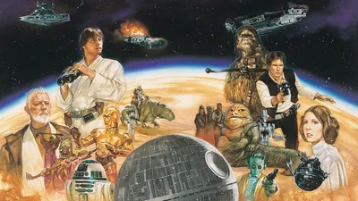 Iconic Star Wars Wallpaper 4K, Space category