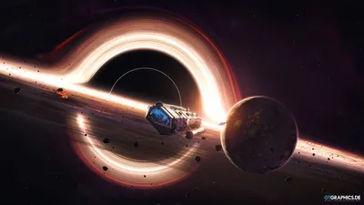 Spacecraft Orbiting Mesmerizing Black Hole Space Wallpaper 4K 1920x1080 Hd, Desktop, Wallpaper, Of, A, Spacecraft, Orbiting, Mesmerizing, Black, Hole, Accretion, Disk, White, Ultrawide, Full HD