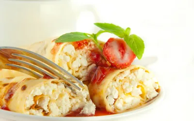 Close Rolled Pancakes Topped Abstract Wallpaper 4K 2558x1598 Close-up, Full HD, Ultrawide